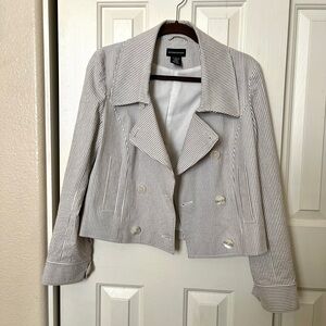 Sutton Studio Women's Pinstripe Blazer